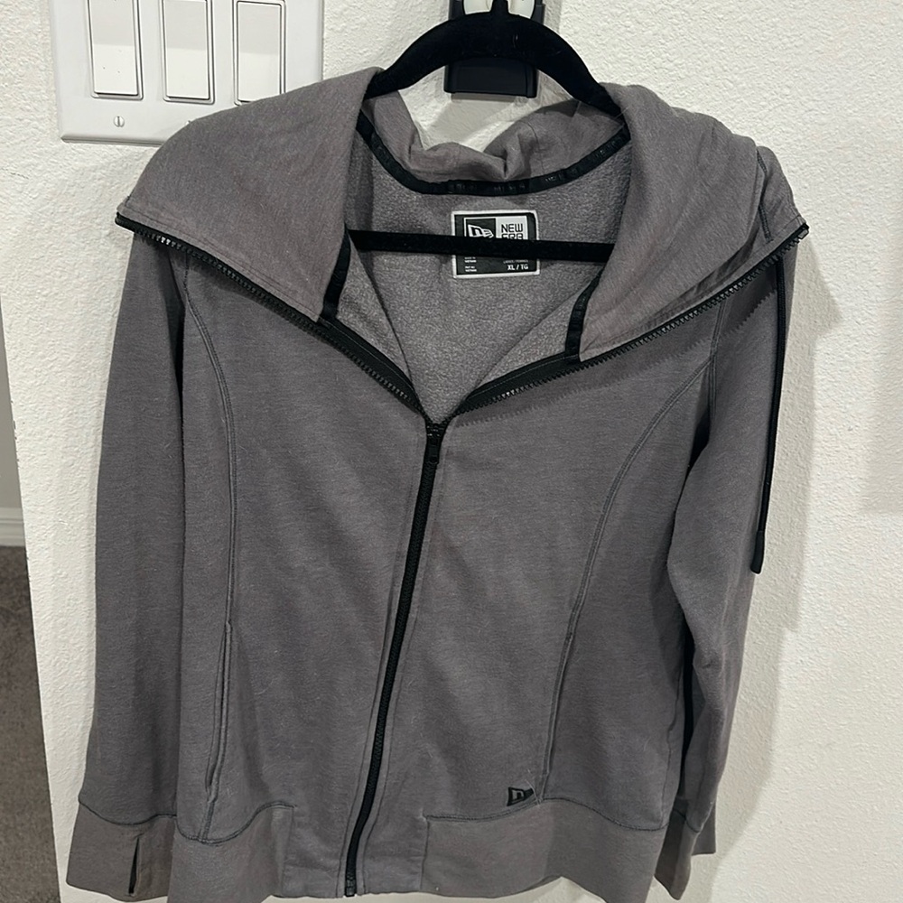 New Era® Women's Sueded Cotton Blend Full-Zip Hoodie